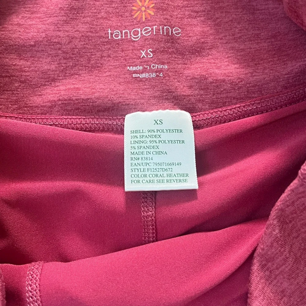 Tangerine Skort‎ Women’s Coral Heather Sz S NEW